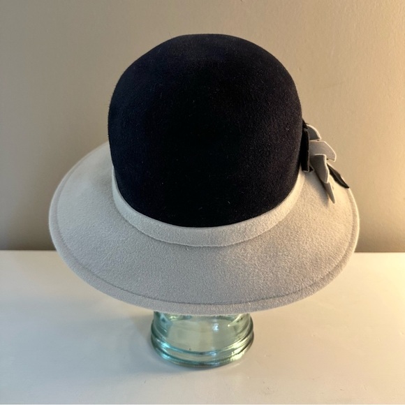 Gabriel Amar for Frank Olive Black and Tan Felt Statement Hat - Picture 5 of 7